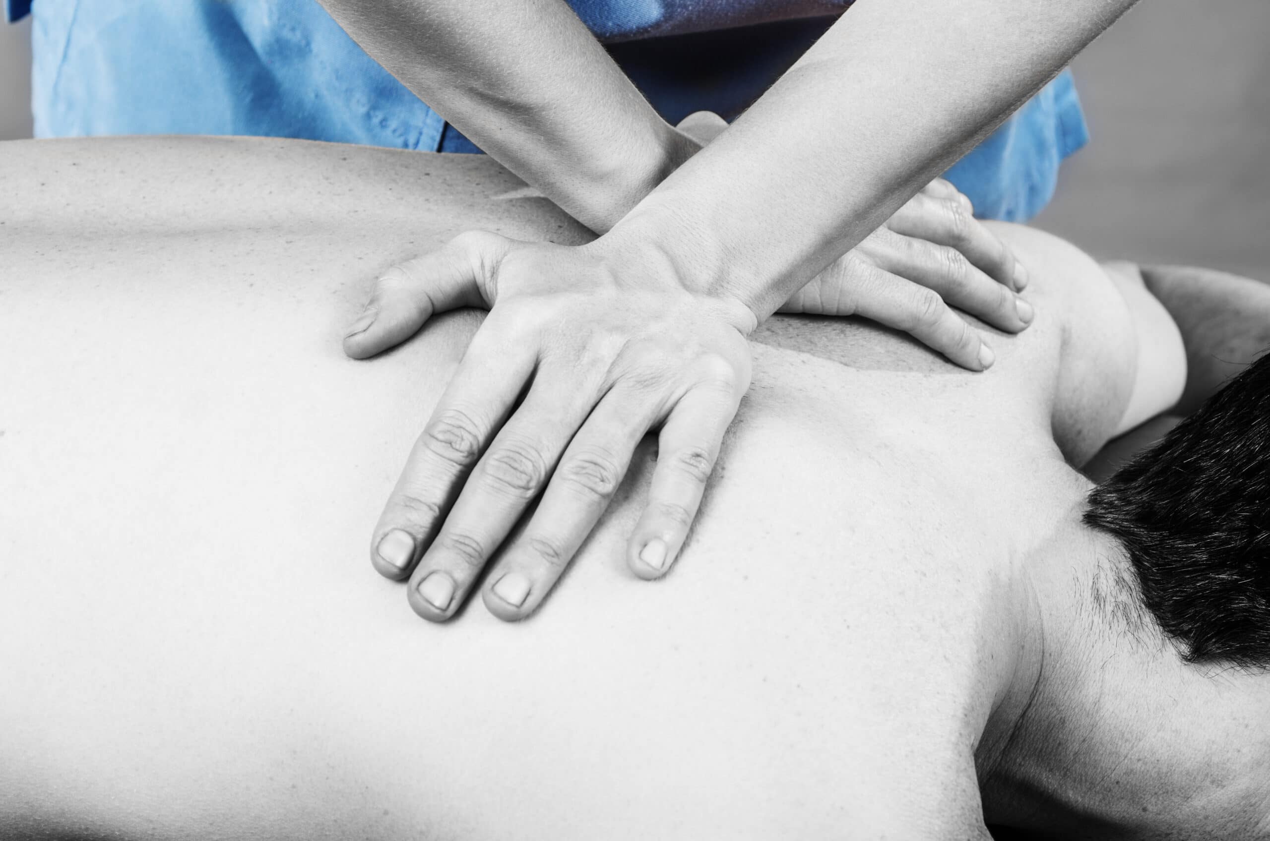 Full spine manual chiropractic adjustment at Grace Medical clinic