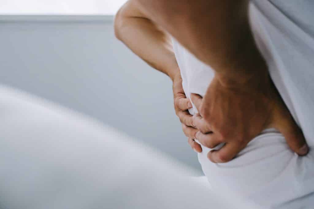 man with sciatica
